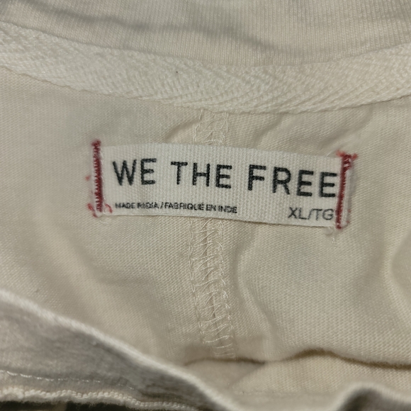 We The Free Beige Antique Bloom Tee - Picture 7 of 7